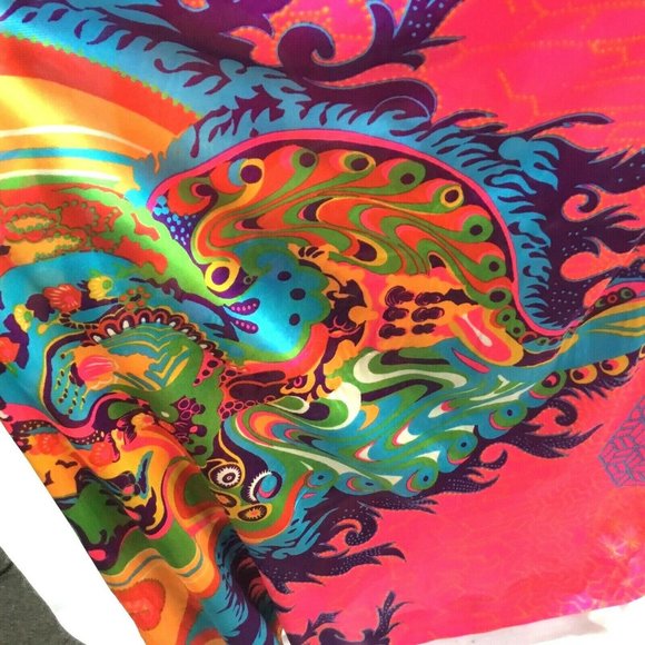 Vtg 60's Maxi Dress~Hippie~Psychedelic~Handmade~ - Picture 7 of 11